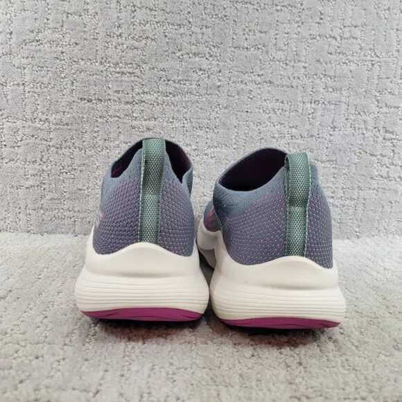 Skechers Go Walk Max Walker-Sally US 8 Gray Purple Casual Shoes 125052-CCPR