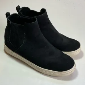 Skechers Goldie Never Tell Hidden Wedge Suede Slip On Boots Size 8.5