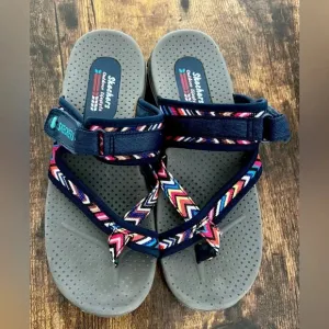 SKECHERS | ladies REGGAE - ZIG SWAG sandals. Size: 8