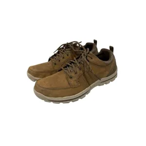 Skechers Mens Braver Ralson Casual Shoes Oxford Size 10 Desert Brown 65580