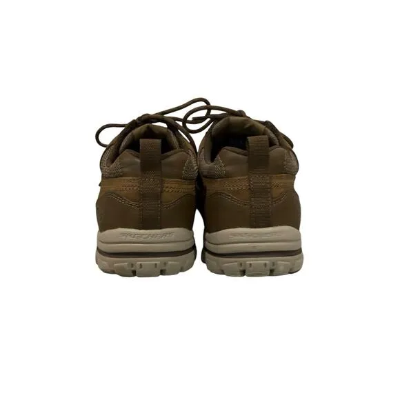 Skechers Mens Braver Ralson Casual Shoes Oxford Size 10 Desert Brown 65580