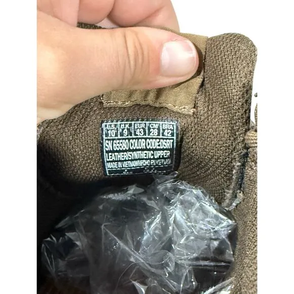 Skechers Mens Braver Ralson Casual Shoes Oxford Size 10 Desert Brown 65580