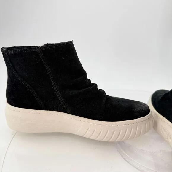Sofft Women's Portland Waterproof Ankle Boots Size 6M Black Suede Leather