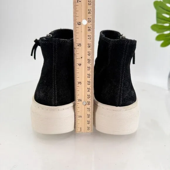 Sofft Women's Portland Waterproof Ankle Boots Size 6M Black Suede Leather