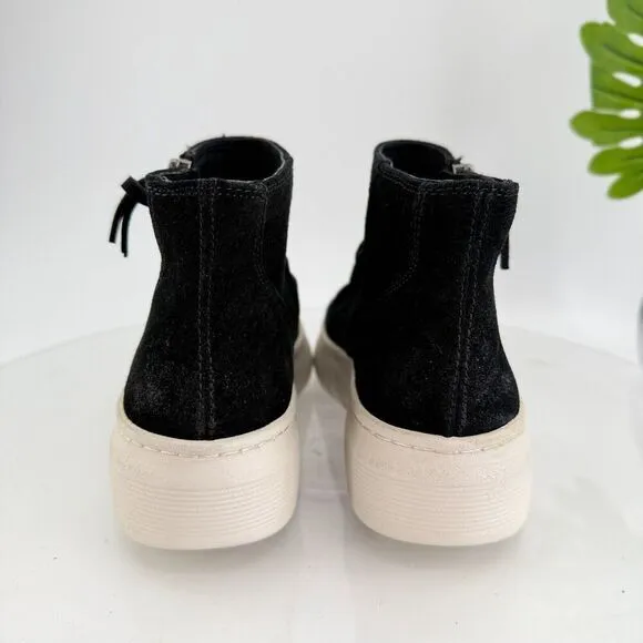 Sofft Women's Portland Waterproof Ankle Boots Size 6M Black Suede Leather