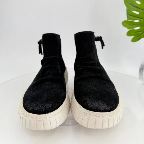Sofft Women's Portland Waterproof Ankle Boots Size 6M Black Suede Leather