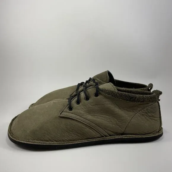 Softstar Primal Sawyer Zero Drop Chukka Boots Mens Size 10 Wide Tan Suede