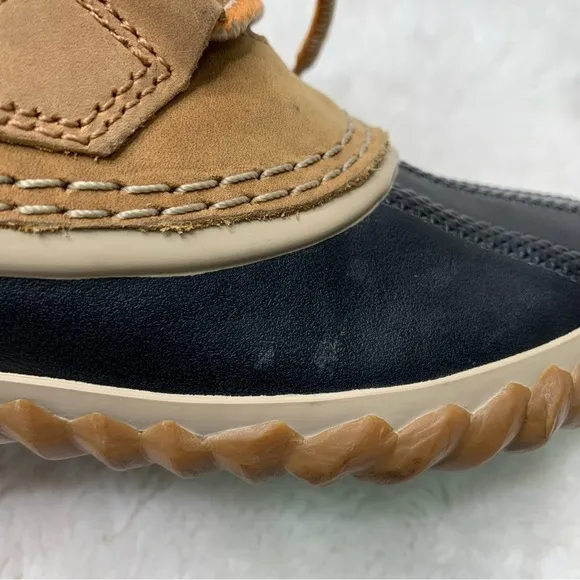 Sorel 2133 Women’s Brown Leather Duck Boots Size 6.5