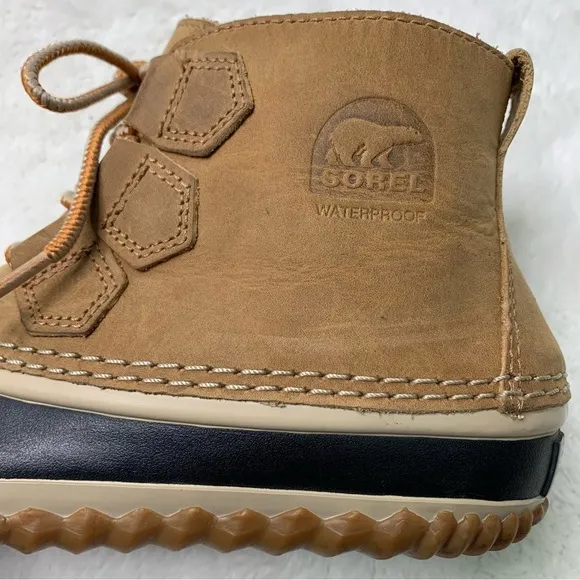 Sorel 2133 Women’s Brown Leather Duck Boots Size 6.5