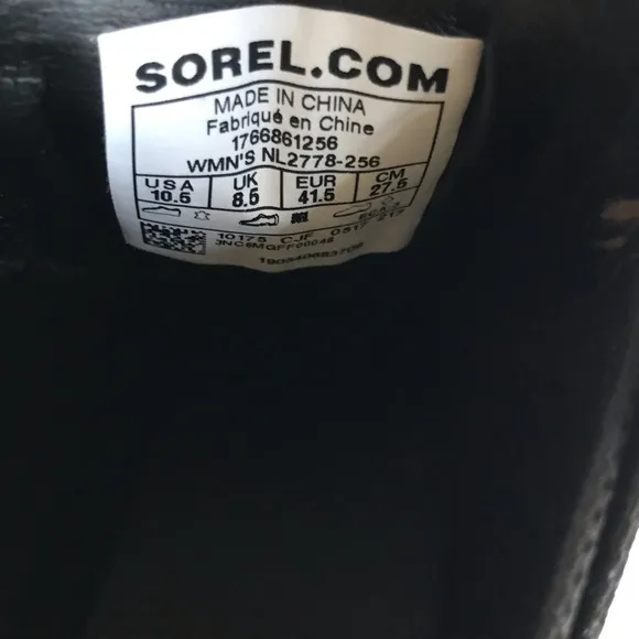 Sorel Addington Chelsea Waterproof Chunky Lugged Block Heel Boots Sz 10.5