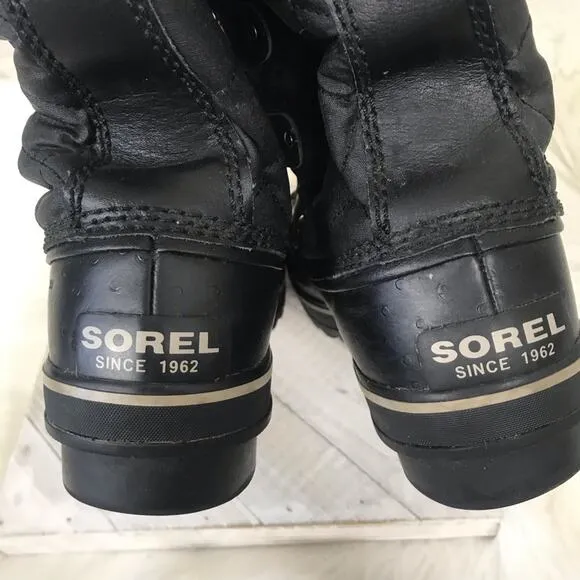 {Sorel} Black Winter Faux Fur Boots