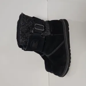 Sorel Boots Black Suede Women's NL2370-010 Size 8