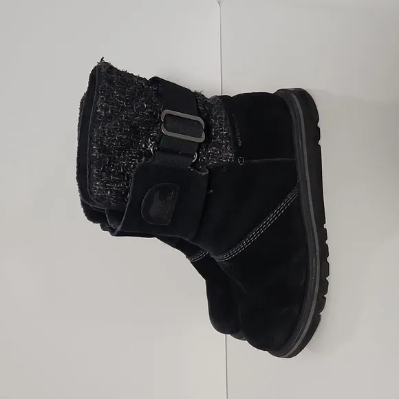 Sorel Boots Black Suede Women's NL2370-010 Size 8