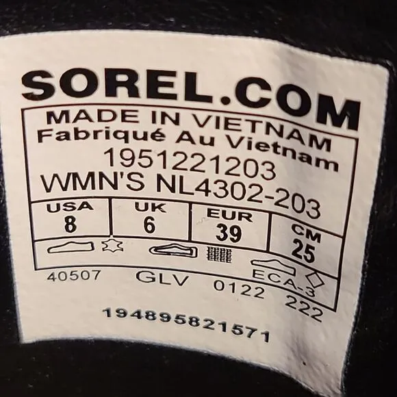 Sorel Brex Chelsea Womens Waterproof Pull On Boots Cinder Burgundy Sz 8 39 New