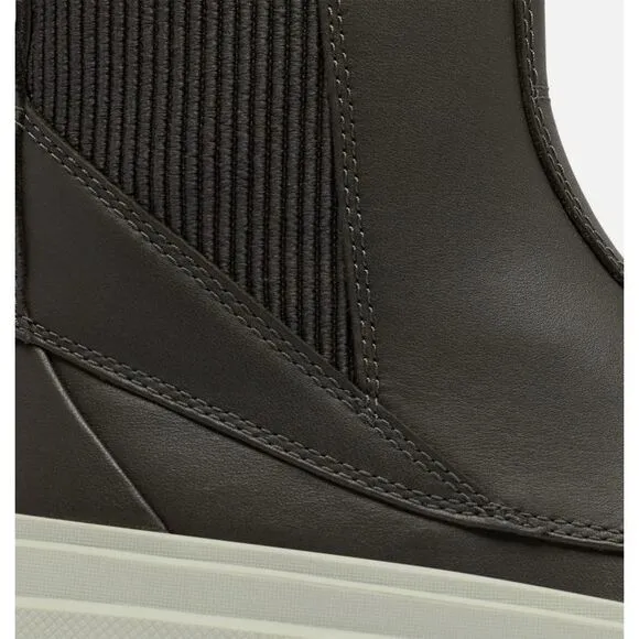 Sorel CARIBOU X WOMEN'S CHELSEA WATERPROOF BOOT black leather size 8 NWB