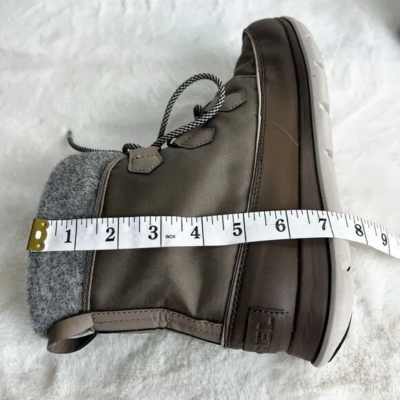 Sorel Explorer Carnival Women’s Winter Boots Waterproof Brown Gray Tan Sz 10.5