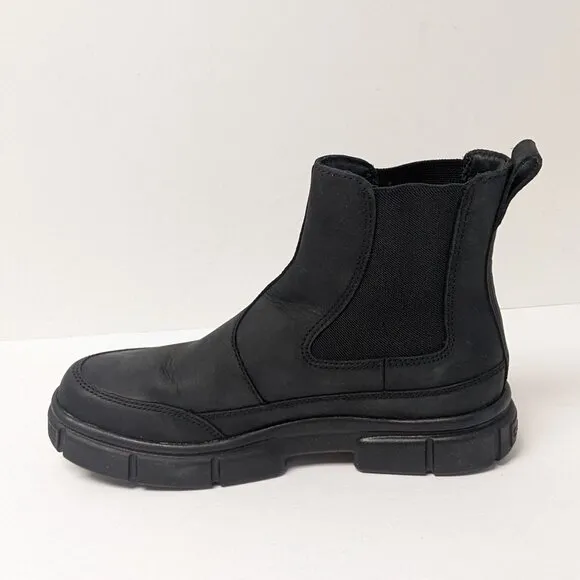 Sorel Explorer STRT Chelsea Boots, Black Leather, Women's 9.5