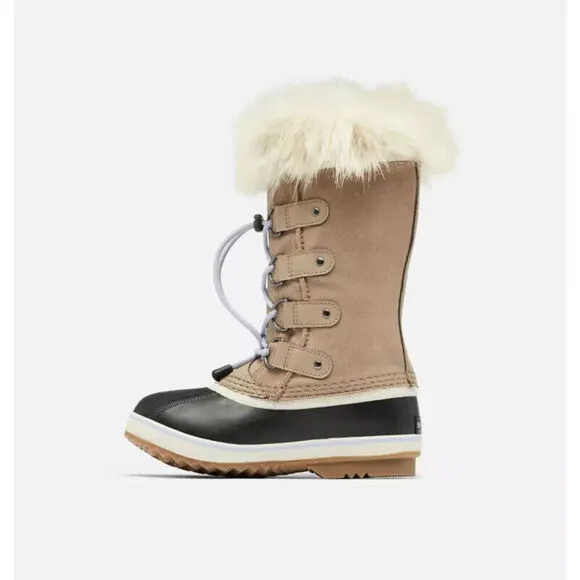 Sorel Joan of Arctic Kids US 7 Beige Suede Waterproof Winter Boots NY1966-264