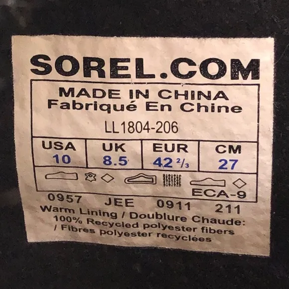 Sorel Joan of Arctic Premium Leather Winter Snow Boots 10