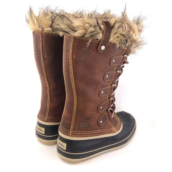 Sorel Joan of Arctic Premium Leather Winter Snow Boots 10