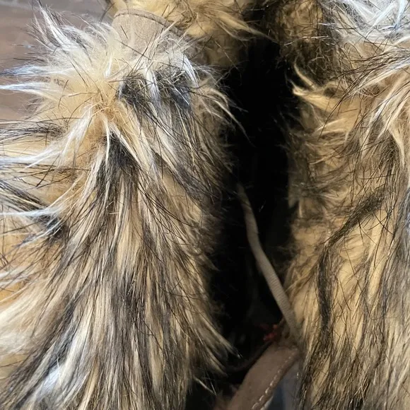 SOREL Joan of Arctic Suede Faux Fur Waterproof Boot Brown Womens 10 NEW no box