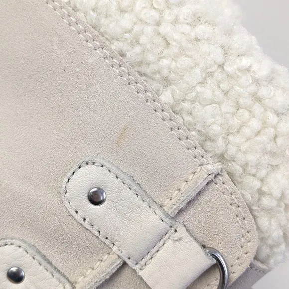Sorel Joan of Arctic Waterproof Winter Boots, Light Grey Leather, Women's 9.5 M