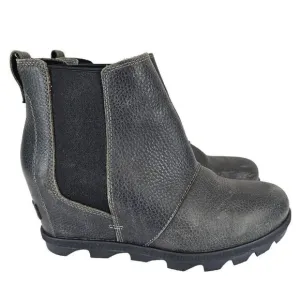 Sorel Joan of Arctic II Hidden Wedge Ankle Boots Gray 9