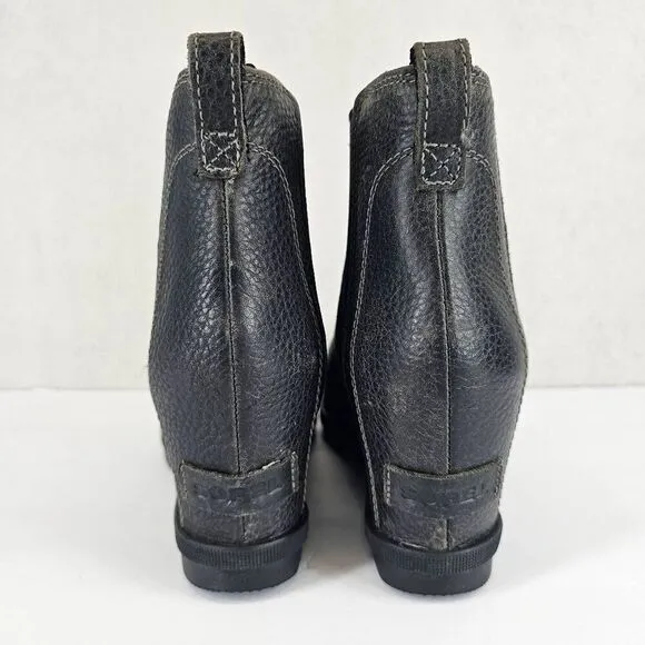 Sorel Joan of Arctic II Hidden Wedge Ankle Boots Gray 9