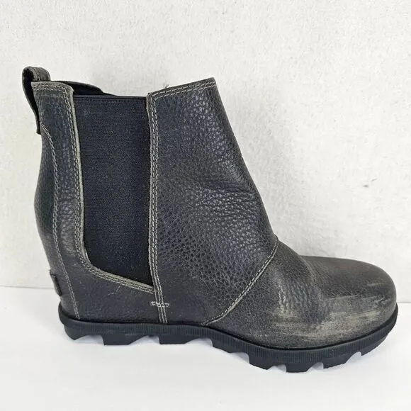 Sorel Joan of Arctic II Hidden Wedge Ankle Boots Gray 9