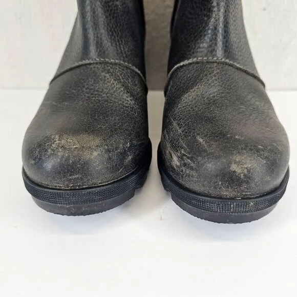Sorel Joan of Arctic II Hidden Wedge Ankle Boots Gray 9