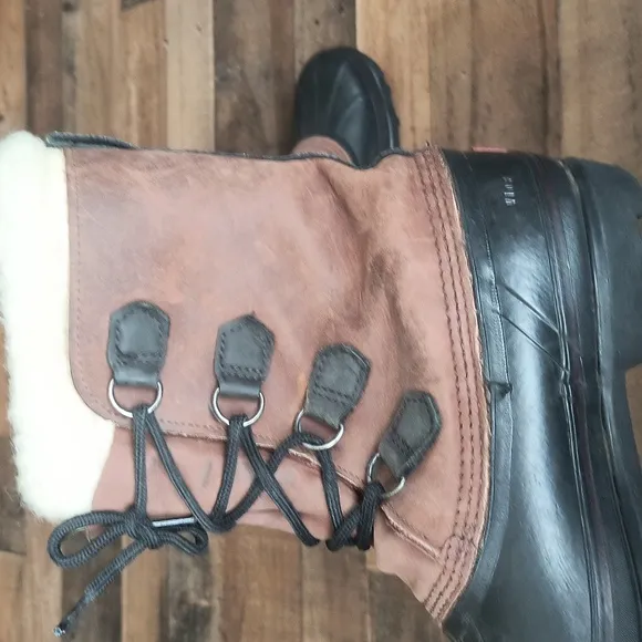 Sorel Kaufman Bighorn Insulated Winter Snow Boots Sz 10 Men