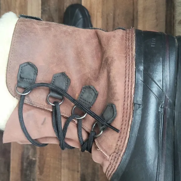 Sorel Kaufman Bighorn Insulated Winter Snow Boots Sz 10 Men