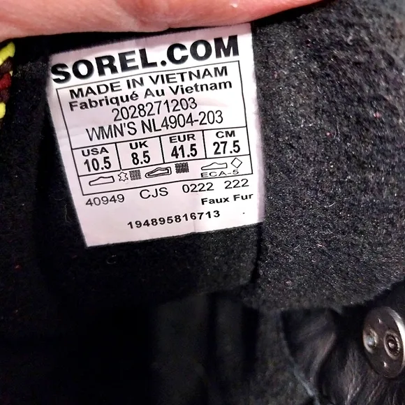 Sorel Kinetic Breakthur Conquest‎ Waterproof Boots, NEW, Size 10.5| EUR 41.5