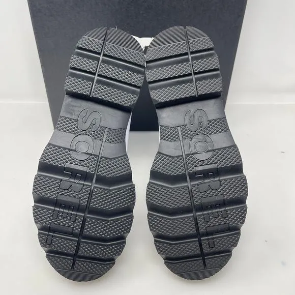 Sorel Lennox Waterproof Lace-Up Boots White and Black Size 8.5 New Retail $190‎