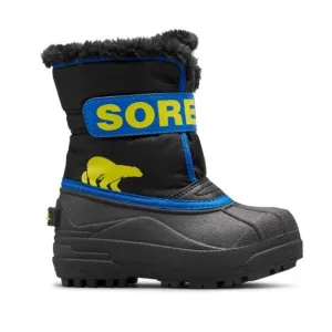 SOREL Little Kid 8 Snow Commander Insulated Waterproof Winter Boots Blue Black