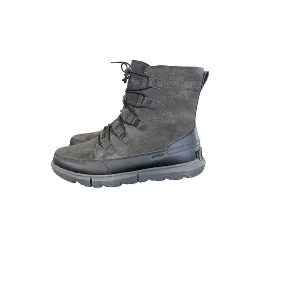 Sorel Men's 11.5 Explorer Next Waterproof Boots Black/Jet New