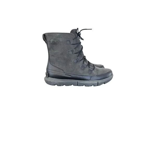 Sorel Men's 11.5 Explorer Next Waterproof Boots Black/Jet New