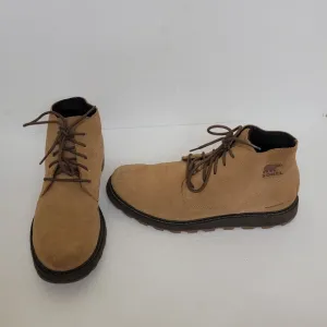 SOREL Men's Fulton Waterproof Boots  Color Light Tan Suede Size 10.5