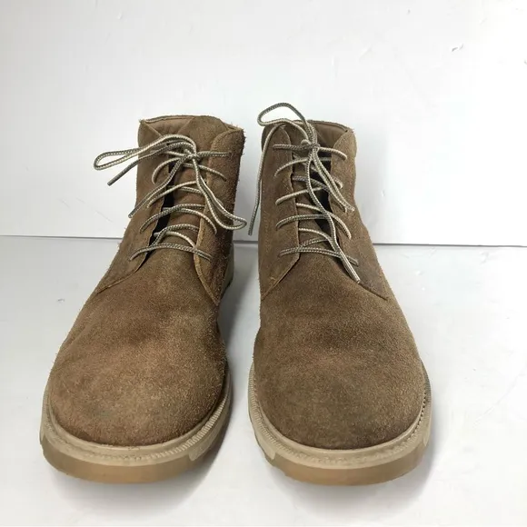 SOREL Men's Madson Chukka waterproof suede boots Mens 14 Tan Lace Up