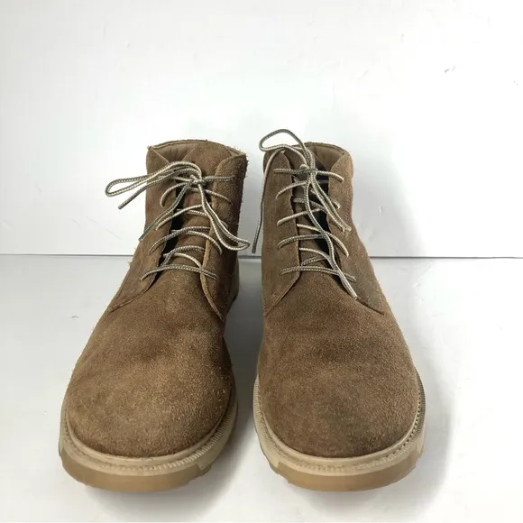 SOREL Men's Madson Chukka waterproof suede boots Mens 14 Tan Lace Up