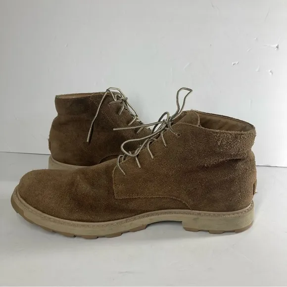 SOREL Men's Madson Chukka waterproof suede boots Mens 14 Tan Lace Up