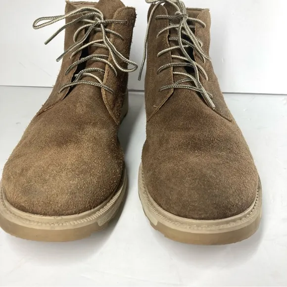 SOREL Men's Madson Chukka waterproof suede boots Mens 14 Tan Lace Up