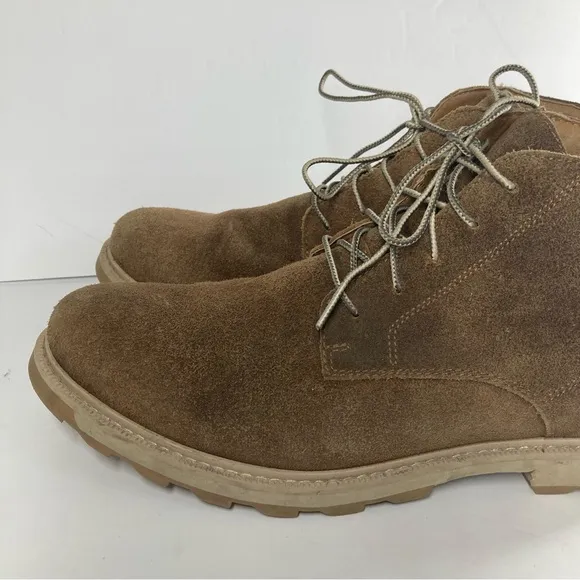 SOREL Men's Madson Chukka waterproof suede boots Mens 14 Tan Lace Up