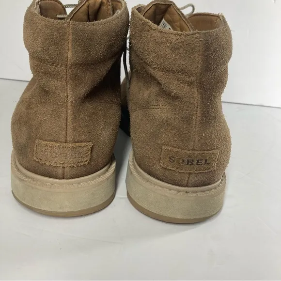 SOREL Men's Madson Chukka waterproof suede boots Mens 14 Tan Lace Up