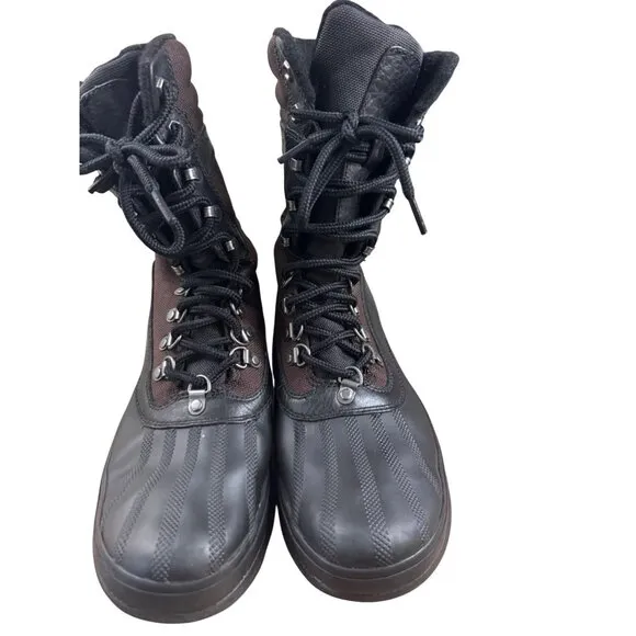 Sorel Mens NM1875-908 Waterproof Winter Boots Size 10 Black &amp; Brown