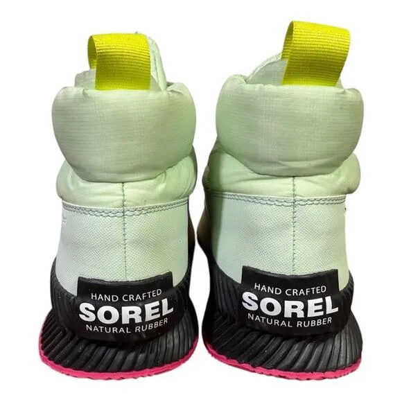 Sorel Out N About Puffy Zip Platform Waterproof Sneaker Boot NWOB Women size 11