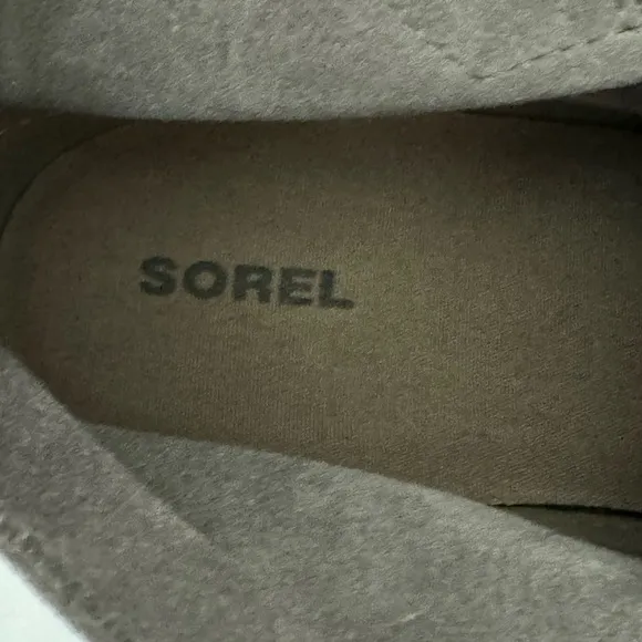 Sorel Size 8 Evie Gray Suede Waterproof Ankle Boots