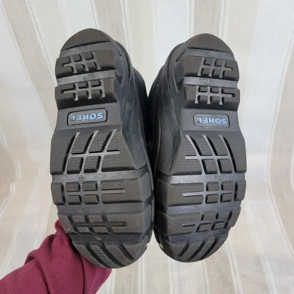 Sorel Snow Boots Blue Black Kids Size 4