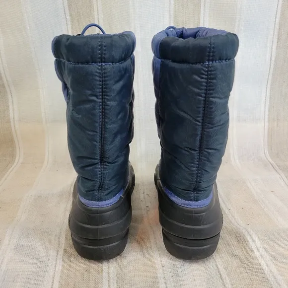 Sorel Snow Boots Blue Black Kids Size 4