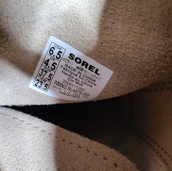 Sorel Tan suede combat Boots